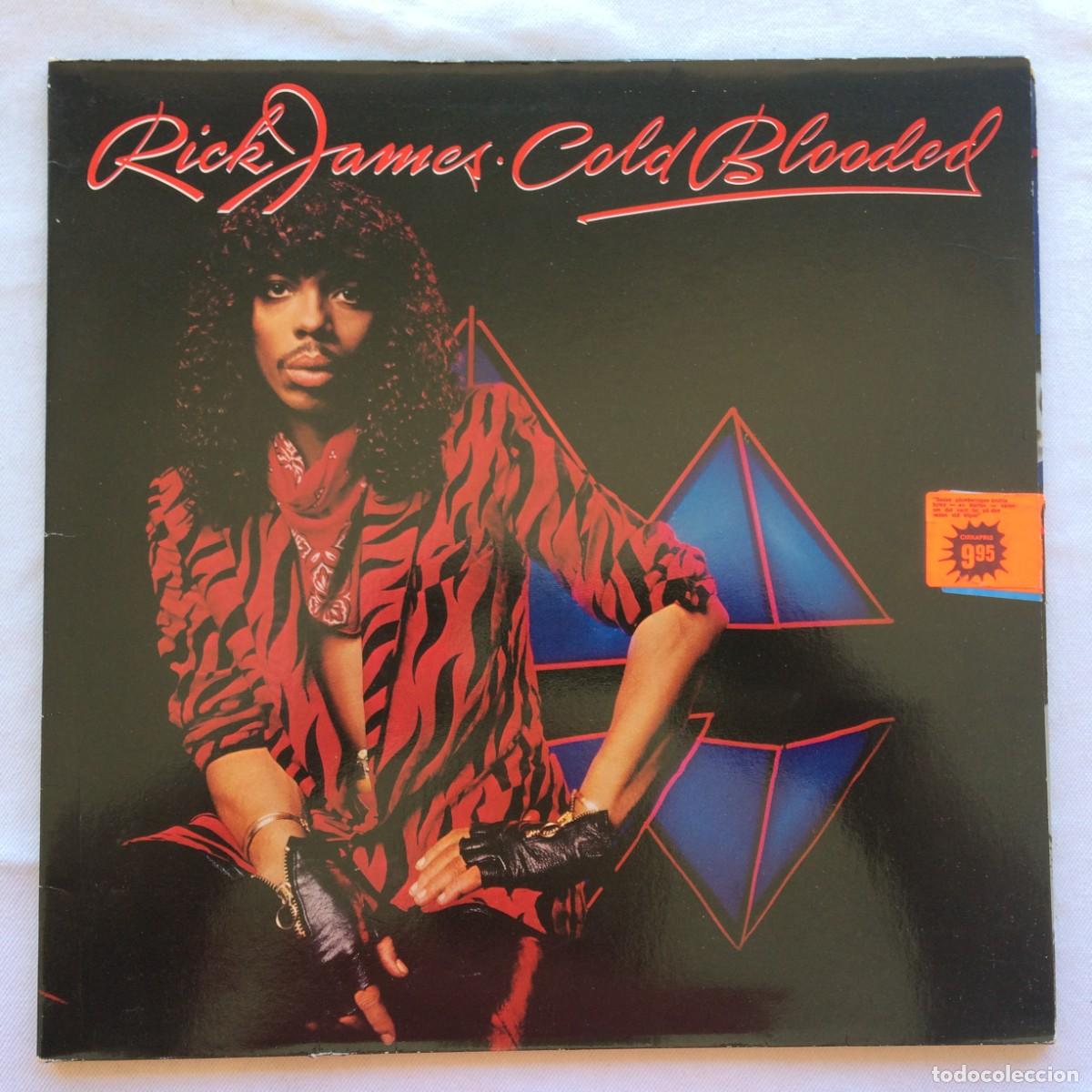 Discos de vinilo: Rick James &lrm;&ndash; Cold Blooded Germany 1983 Motown - Foto 1