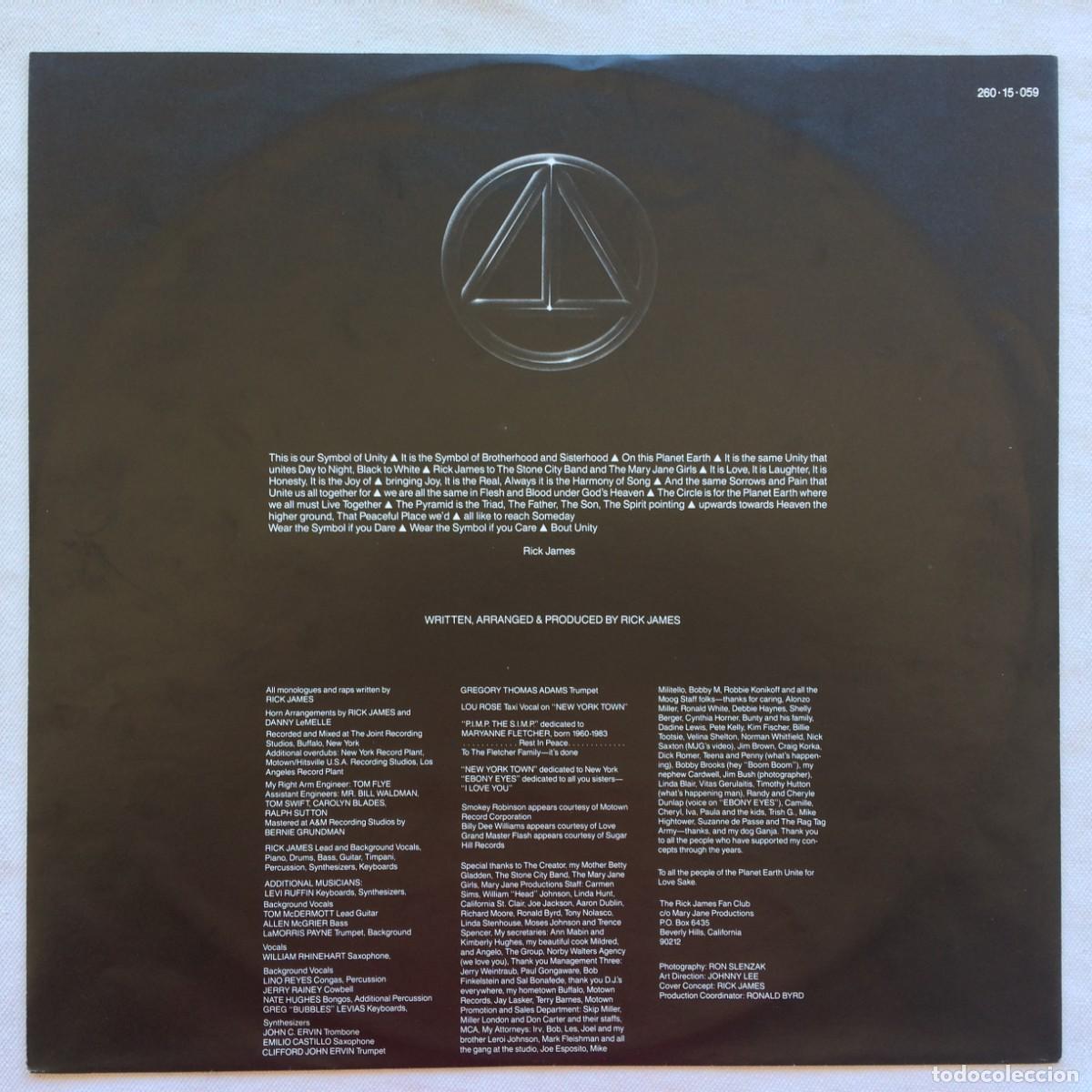 Discos de vinilo: Rick James &lrm;&ndash; Cold Blooded Germany 1983 Motown - Foto 5