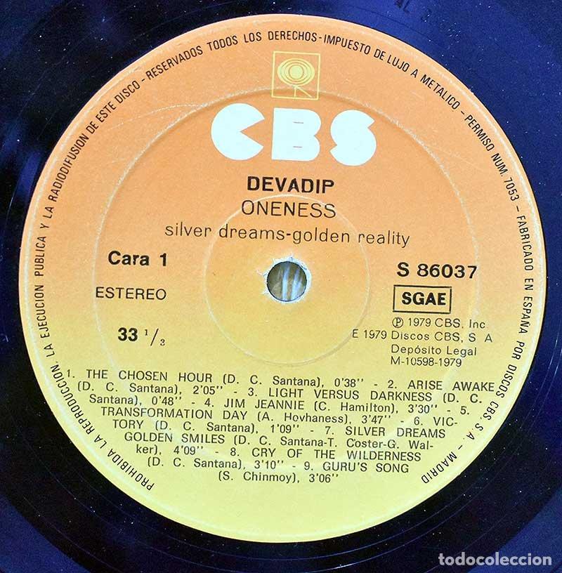 Discos de vinilo: Santana - Devadip Oneness. LP - Foto 4