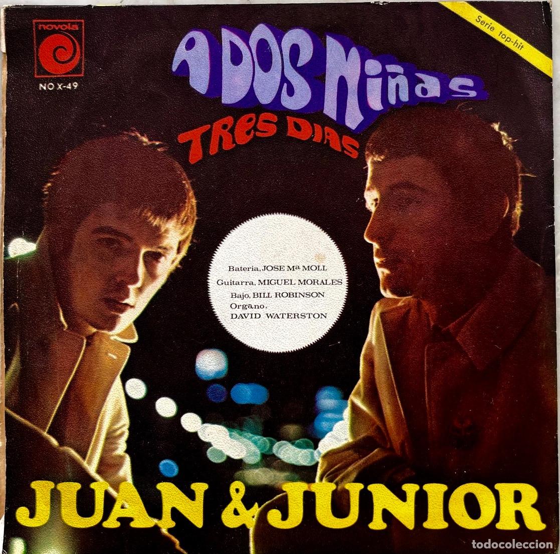 Discos de vinilo: JUAN & JUNIOR. A DOS NI&Ntilde;AS. SINGLE ORIGINAL ESPA&Ntilde;A 1967 - Foto 1