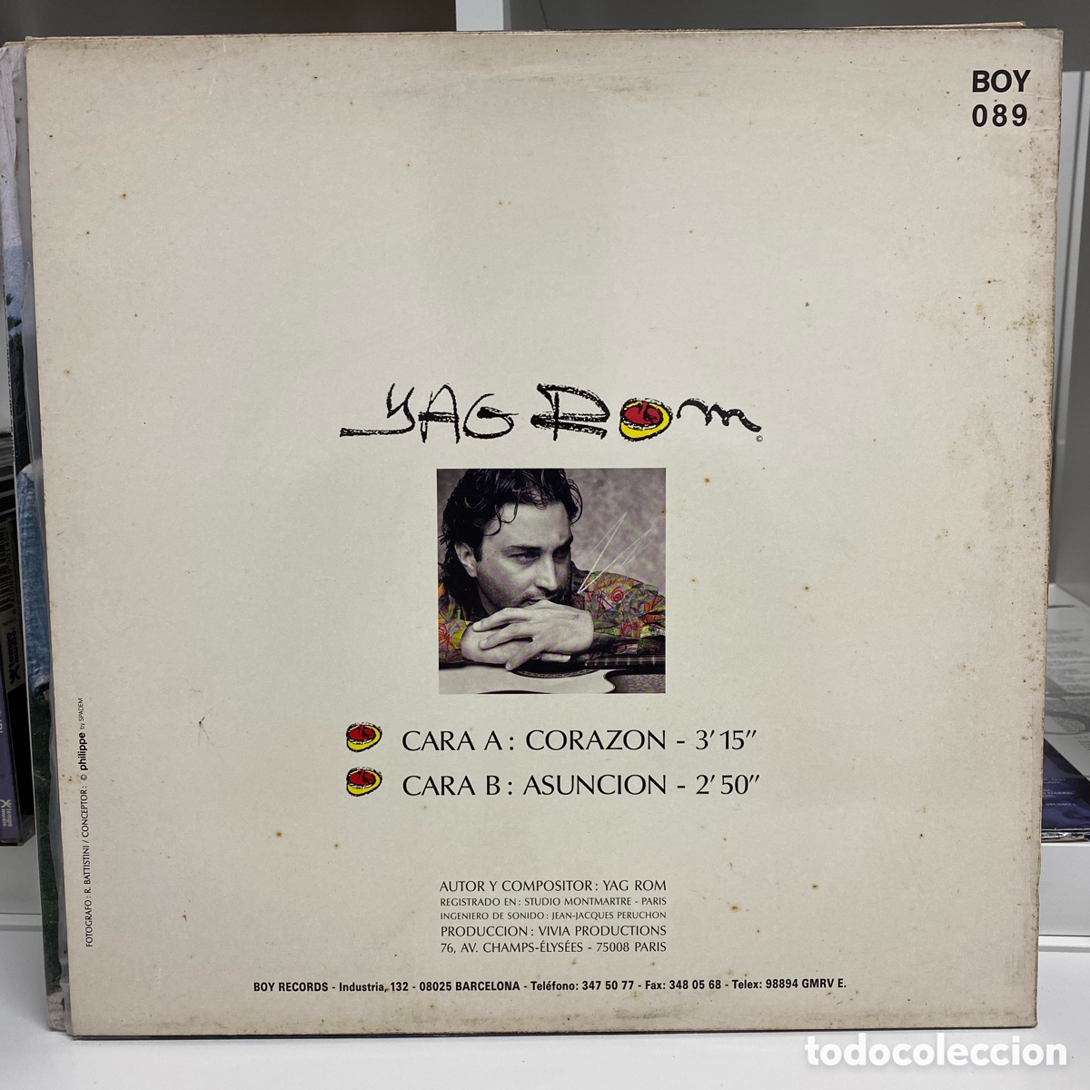 Discos de vinilo: Yağ R&ocirc;m - Coraz&oacute;n / Asunci&oacute;n (12&rdquo;) - Foto 2