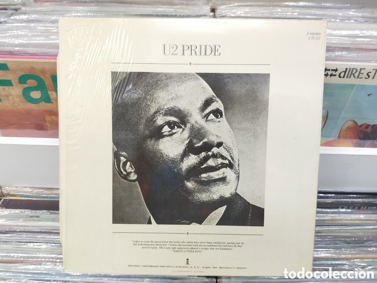 Discos de vinilo: U2 maxi pride Espa&ntilde;a 1984 - Foto 2