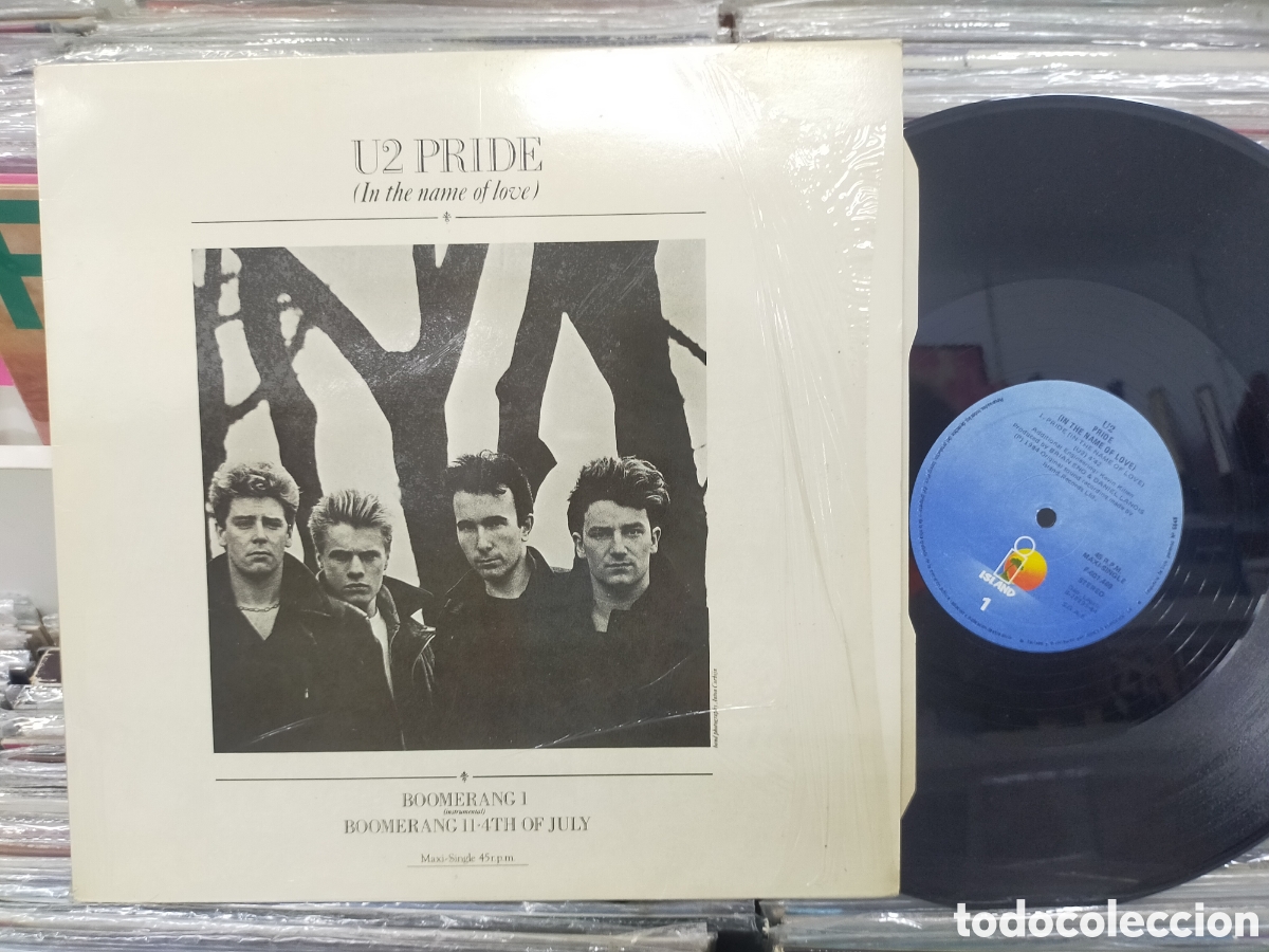 Discos de vinilo: U2 maxi pride Espa&ntilde;a 1984 - Foto 1