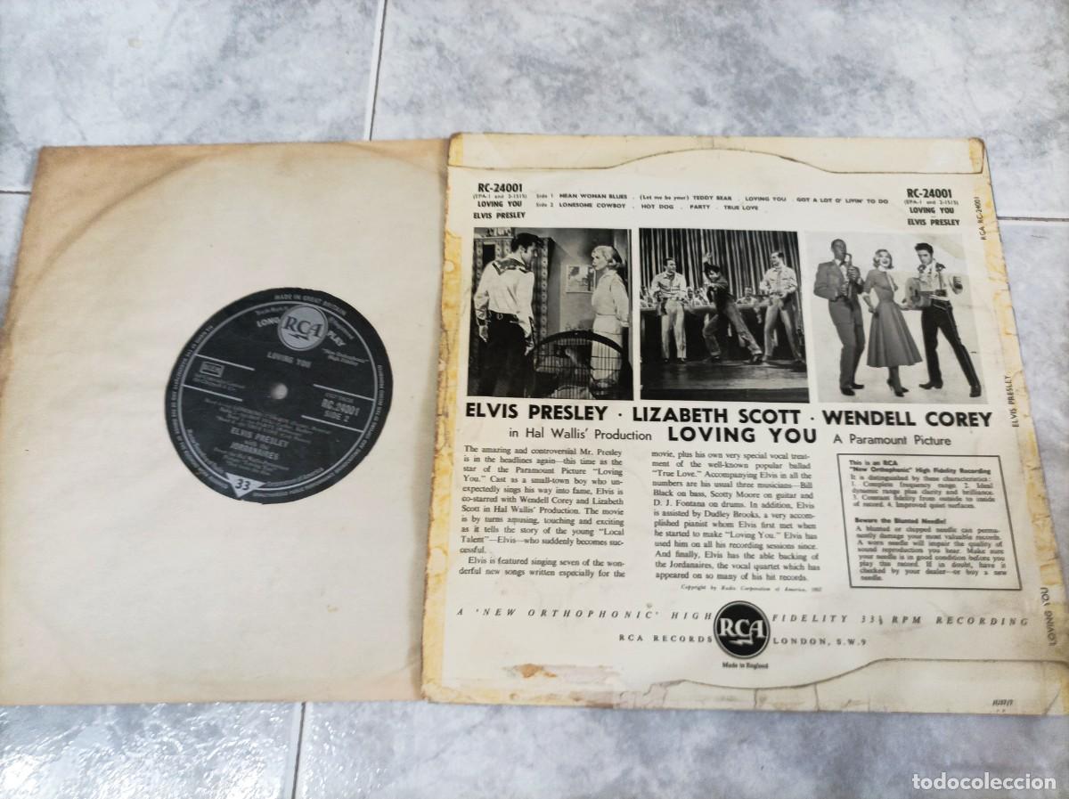 Discos de vinilo: Elvis Presley lp 25 cm-ojo- leer - Foto 4