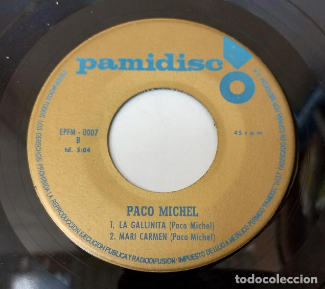 Discos de vinilo: PACO MICHEL, LA LUNA Y EL TORO, DISCO VINILO SINGLE EP - Foto 2