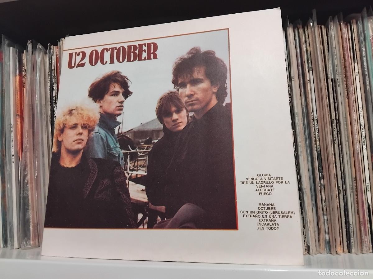 Discos de vinilo: U2 &lrm;&ndash; October - lp edic. argentina 1986 - Foto 1