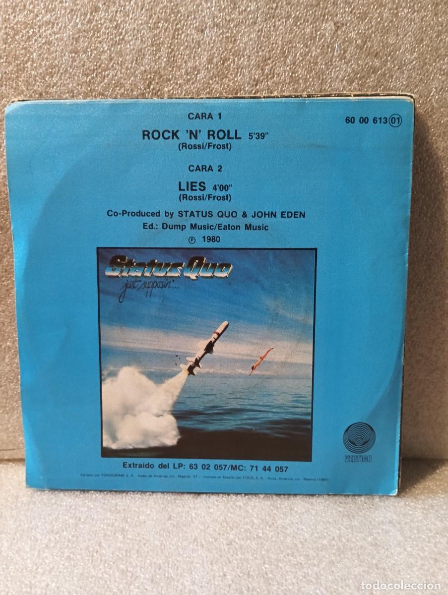 Discos de vinilo: STATUS QUO-ROCKNROLL. - Foto 3