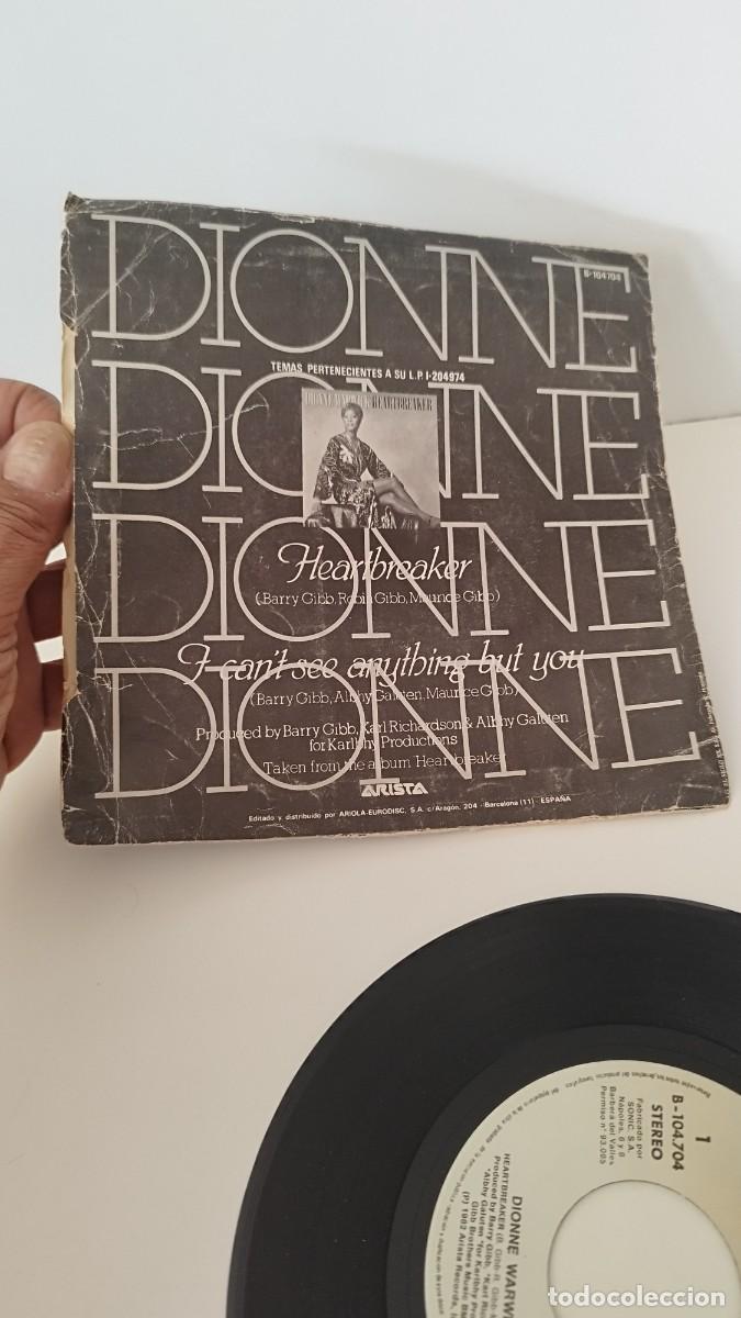 Discos de vinilo: DIONNE - Heartbreaker. Single 7&rdquo; - Foto 4