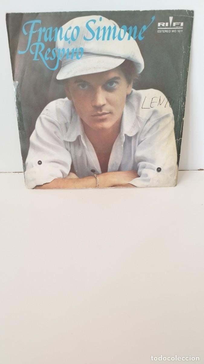 Discos de vinilo: Franco Simone - respiro. Single 7&rdquo; - Foto 1