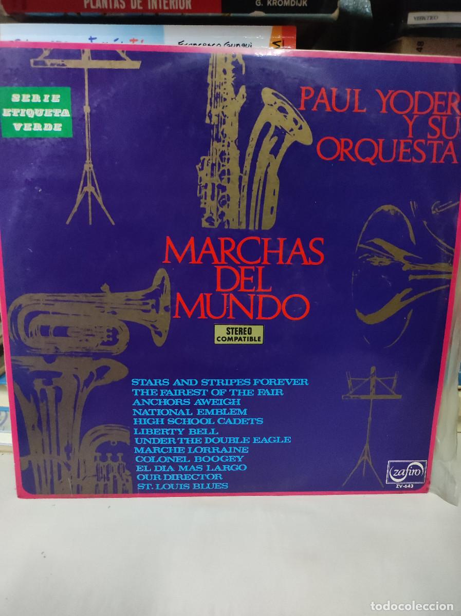 Discos de vinilo: MARCHAS DEL MUNDO PAUL YODER Y SU ORQUESTA - Foto 1