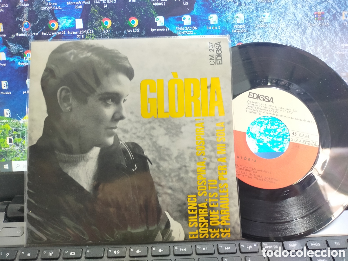Discos de vinilo: Gloria ep el silenci + 3 1969 - Foto 1