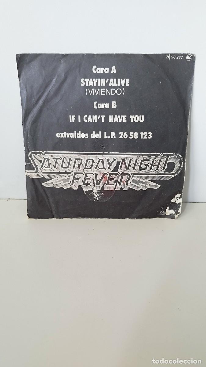 Discos de vinilo: The Bee Gees &ndash; Stayin Alive. Single 7&rdquo; - Foto 4