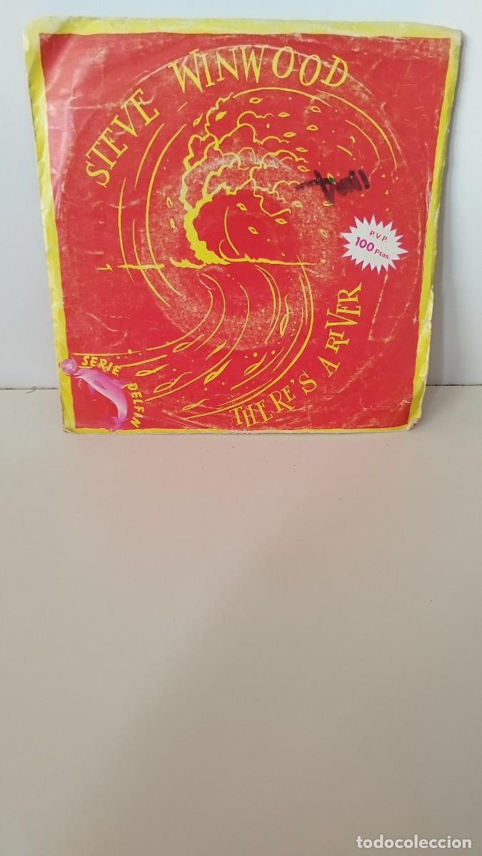 Discos de vinilo: STEVE WINWOOD - THE RES A RIVER. Single 7&rdquo; - Foto 1