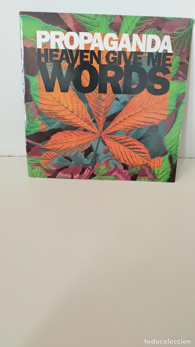 Discos de vinilo: Propaganda &ndash; Heaven Give Me Words. Single 7&rdquo; - Foto 1