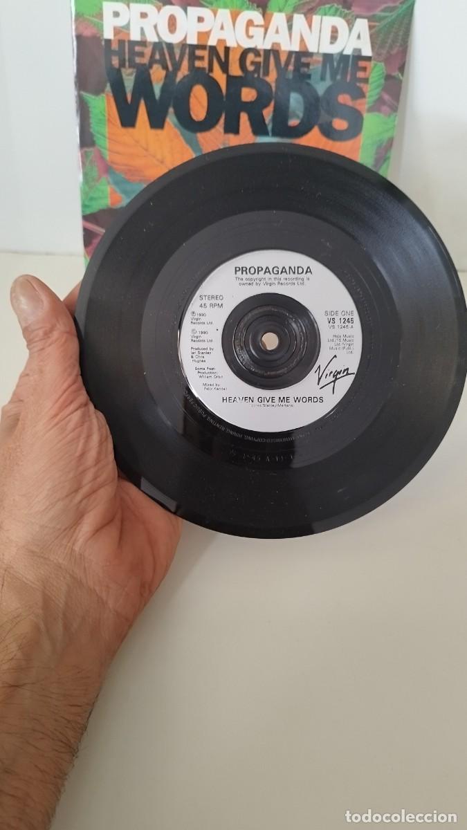 Discos de vinilo: Propaganda &ndash; Heaven Give Me Words. Single 7&rdquo; - Foto 3