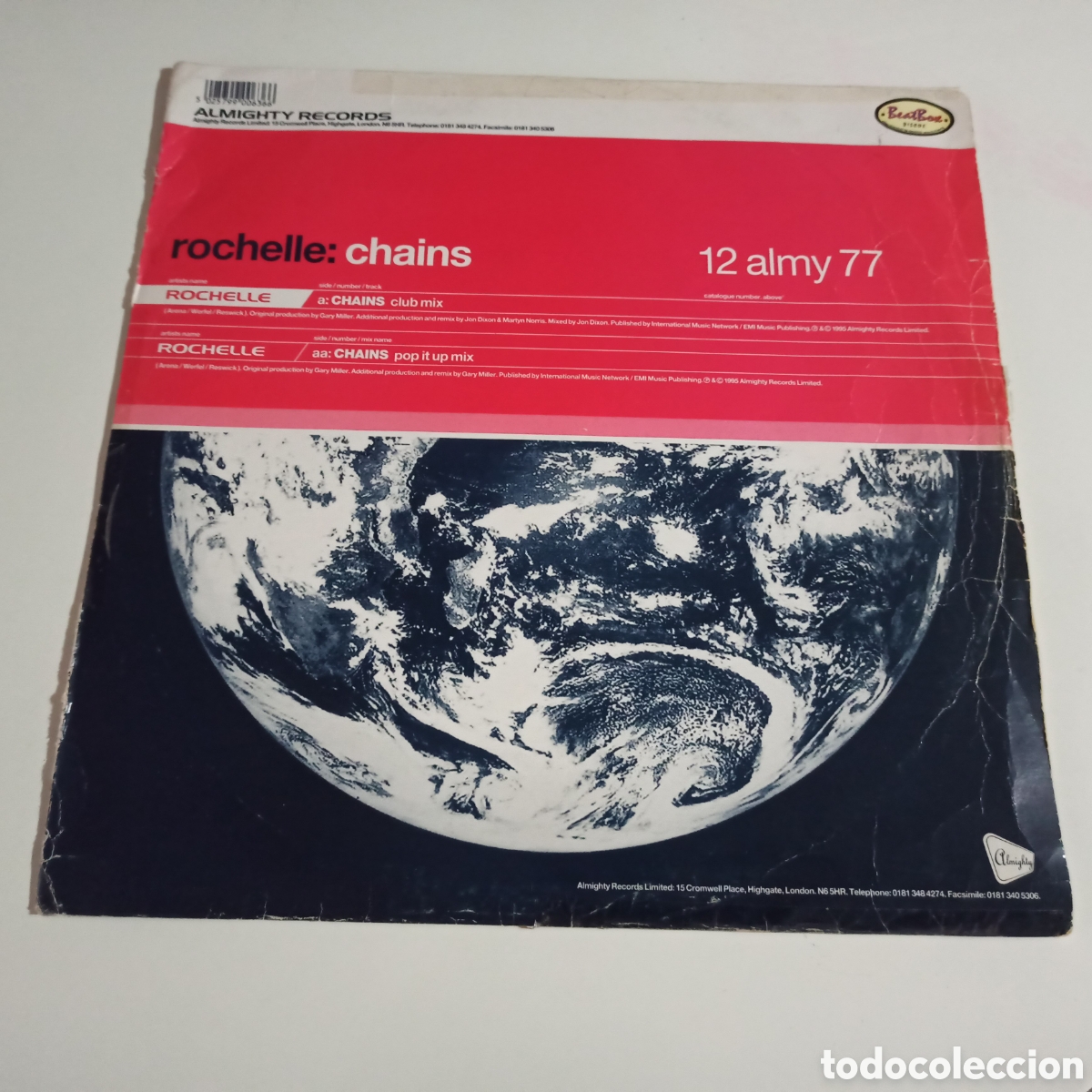 Discos de vinilo: Rochelle - Chains (Almighty) - Foto 1