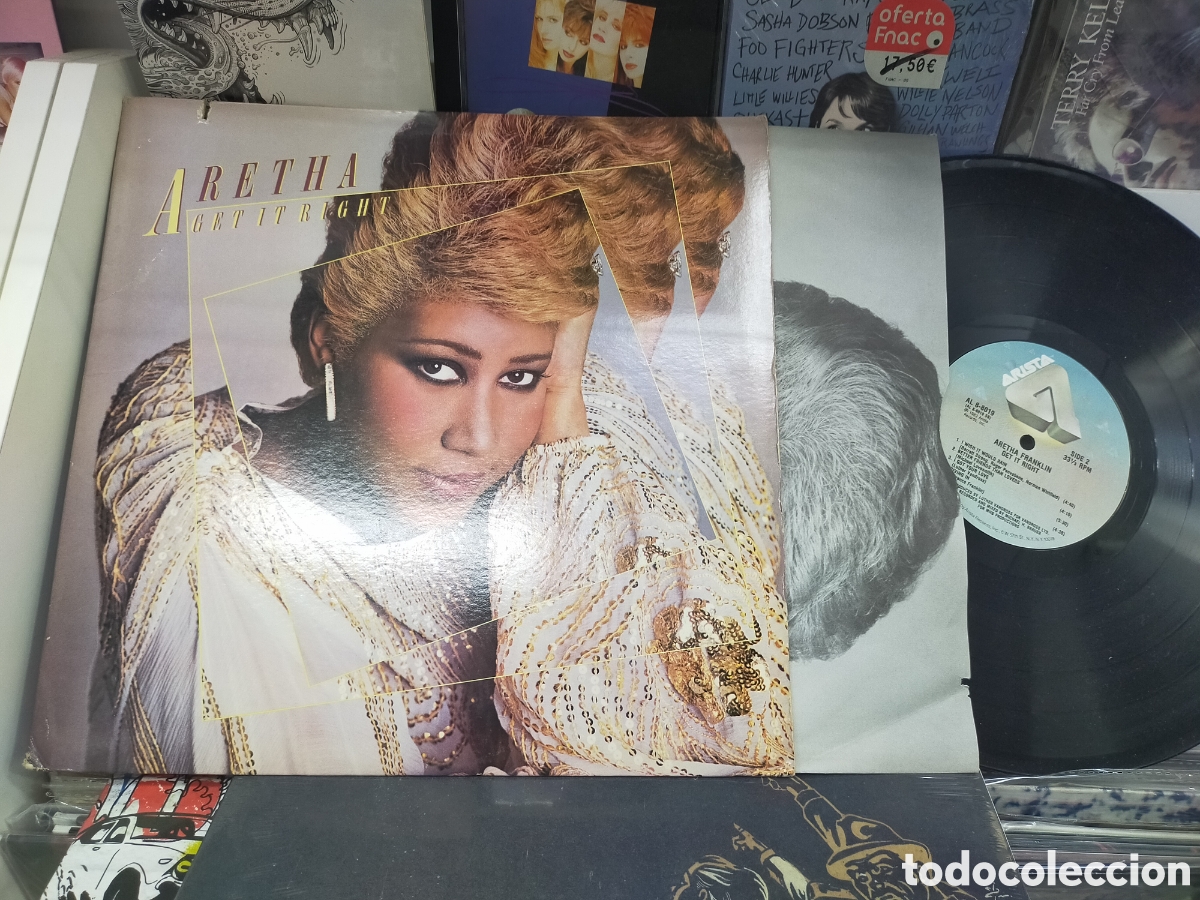 Discos de vinilo: Aretha Franklin LP u.s.a. 1983 - Foto 1