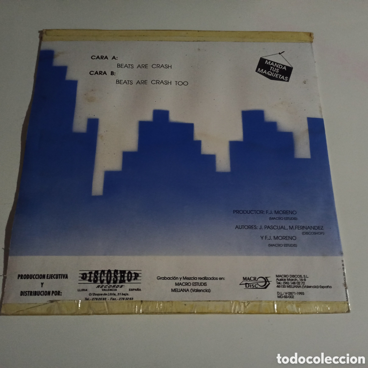 Discos de vinilo: D. M. J. S. - Beats Valencia - Foto 2