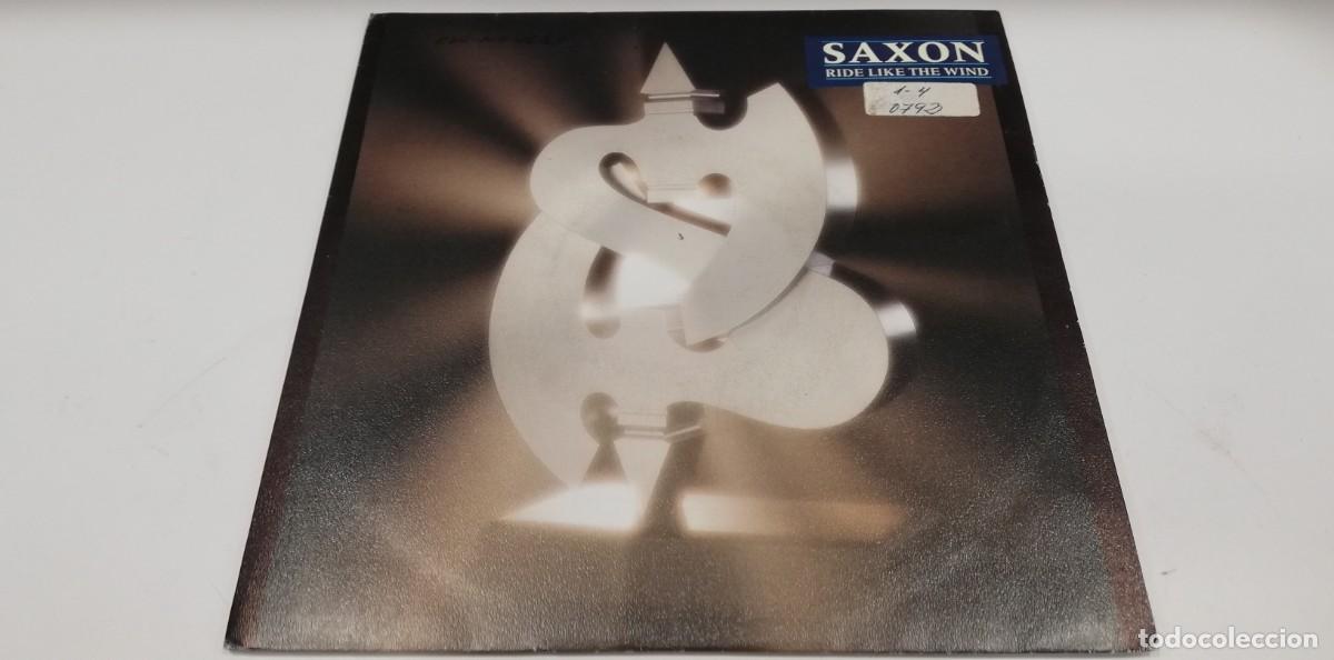 Discos de vinilo: SCO13- Saxon - Ride Like The Wind (7&rdquo;, Single) - Foto 1