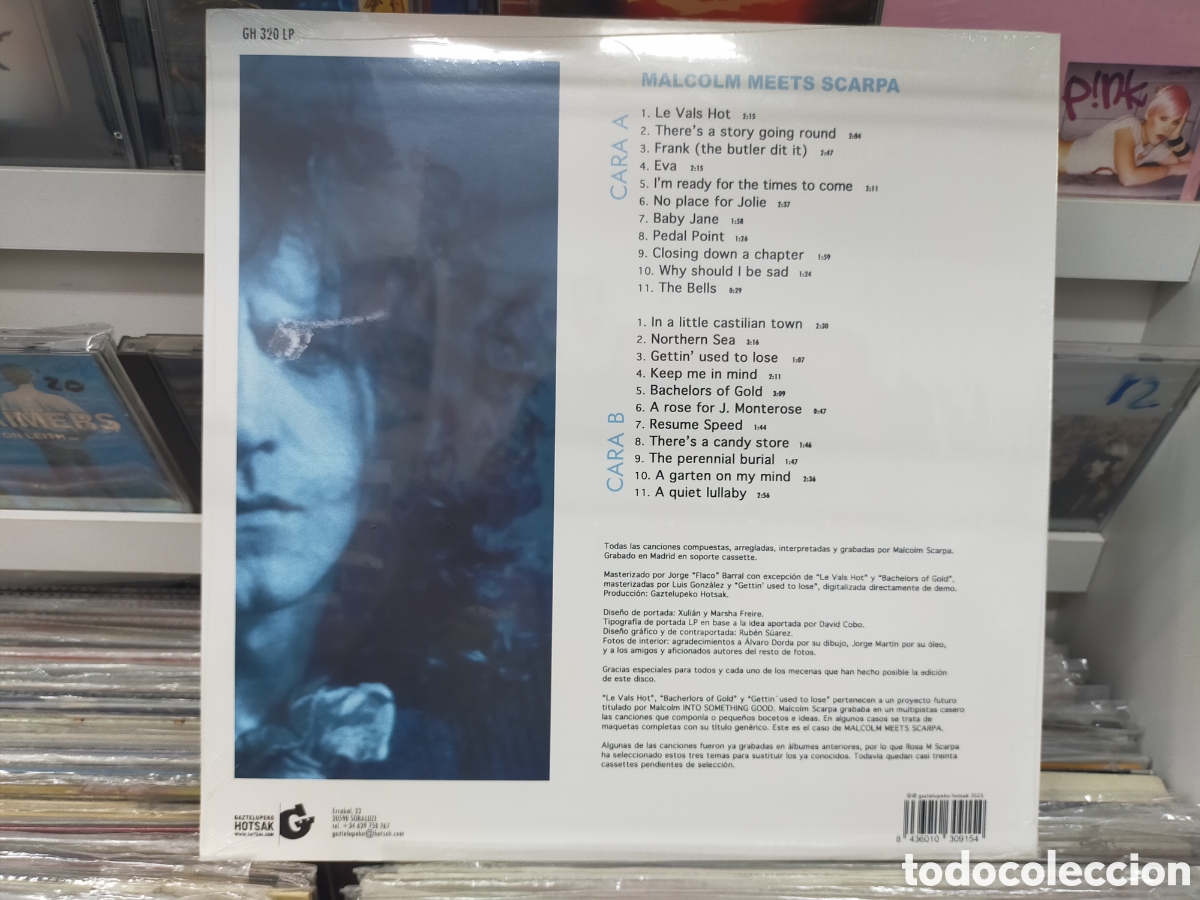 Discos de vinilo: Malcolm scarpa lp + CD Malcolm meets scarpa 2023 precintado - Foto 2