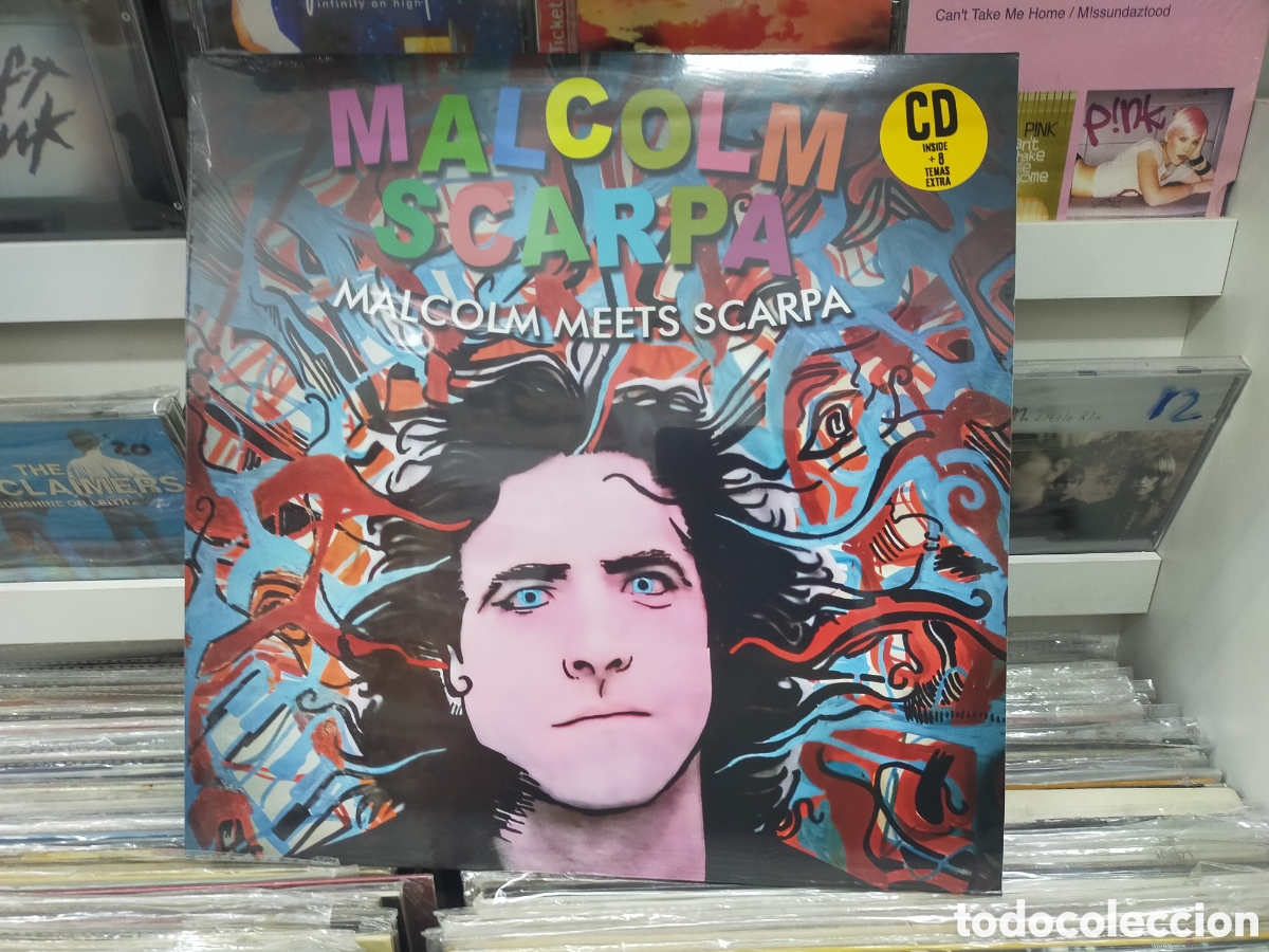 Discos de vinilo: Malcolm scarpa lp + CD Malcolm meets scarpa 2023 precintado - Foto 1