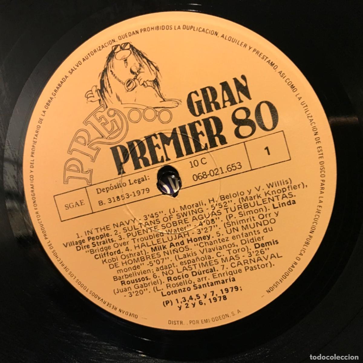 Discos de vinilo: Various ● Gran Premier 80 ● Vinyl, LP, Compilation Spain 1979 - Foto 6