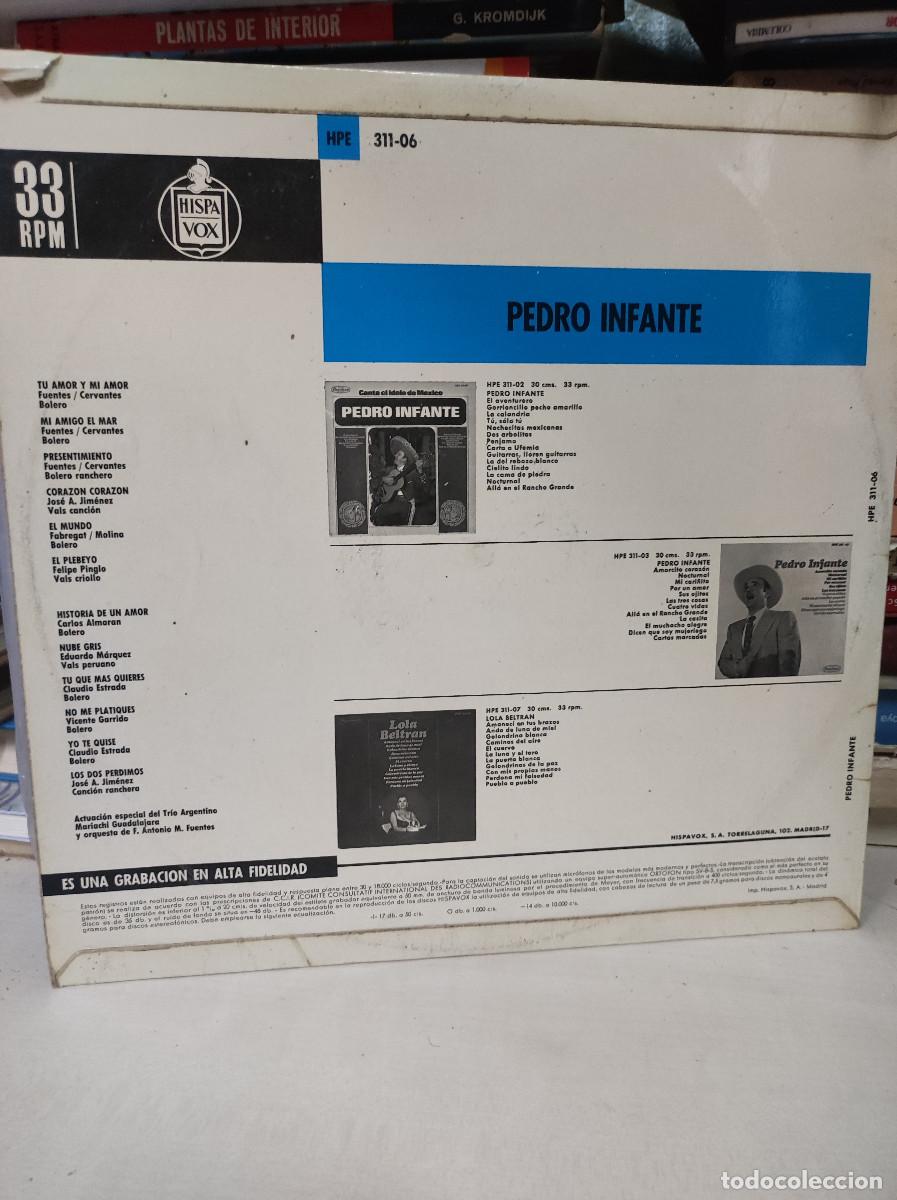 Discos de vinilo: Pedro Infante &ndash; Tu Amor Y Mi Amor - Foto 2