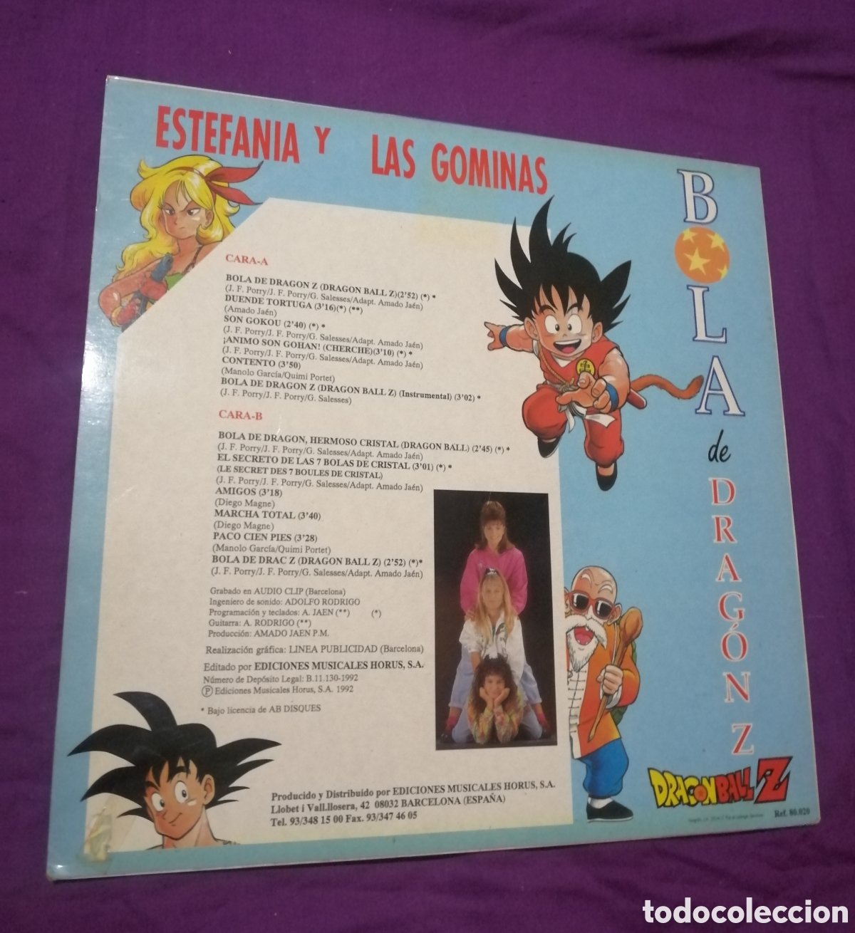 Discos de vinilo: LP-Vinilo BOLA DE DRAG&Oacute;N Z LP 1992 - Foto 2