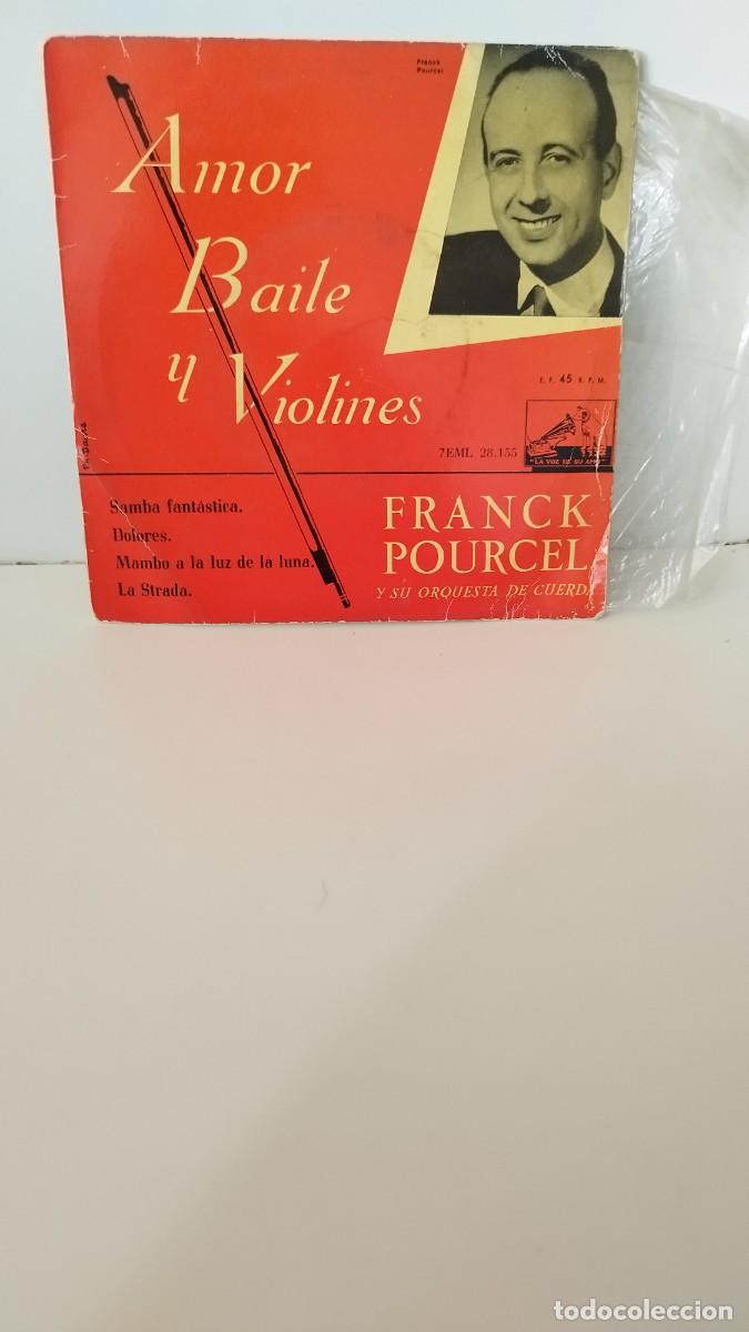 Discos de vinilo: FRANCK POURCEL ,Amor Baile y Violines. Ep 7&rdquo; - Foto 1
