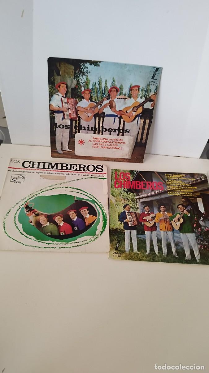 Discos de vinilo: Lote de 3 Ep de Los Chimberos - Foto 1