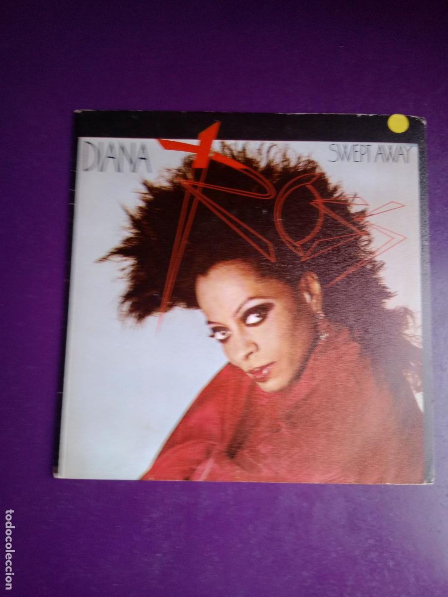 Discos de vinilo: DIANA ROSS SG CAPITOL 1984 PROMO - SWEPT AWAY +1 DISCO FUNK SOUL 80'S - VINILO SIN USO