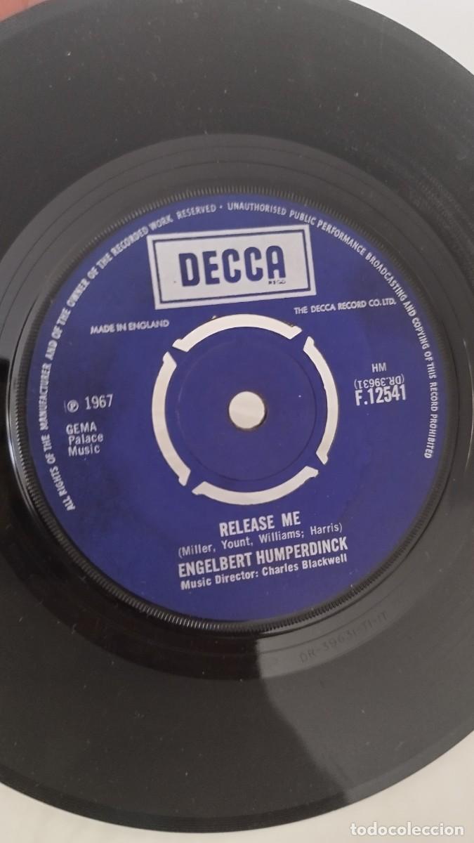 Discos de vinilo: Engelbert Humperdinck &ndash; Release Me. Single 7&rdquo; solo vinilo - Foto 4