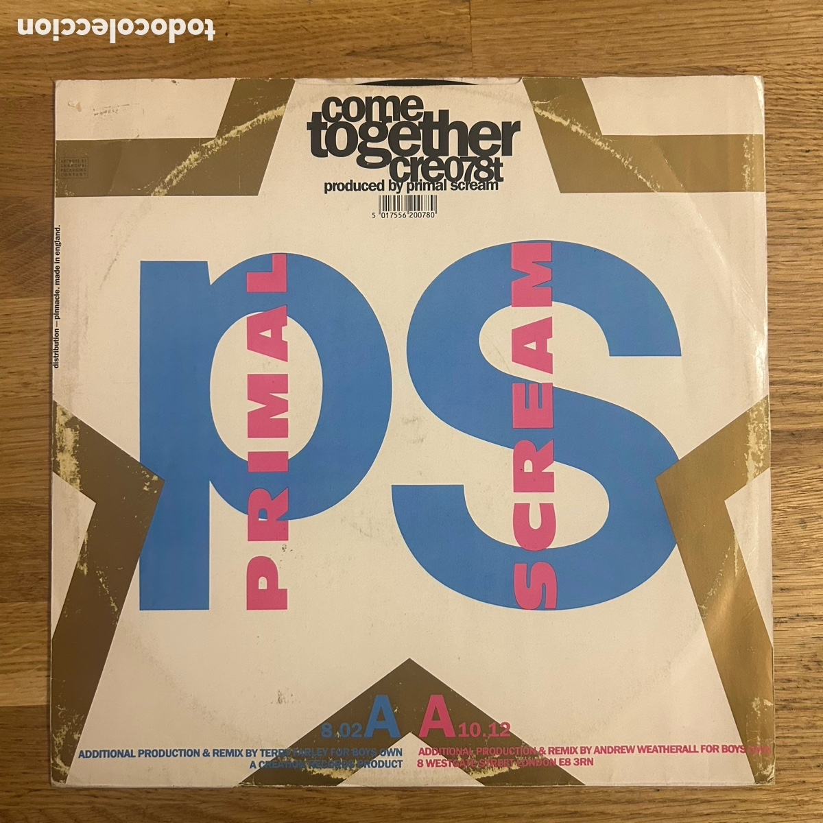 Discos de vinilo: Primal Scream - Come together- Maxi - PEDIDO M&Iacute;NIMO 10&euro; - Foto 2