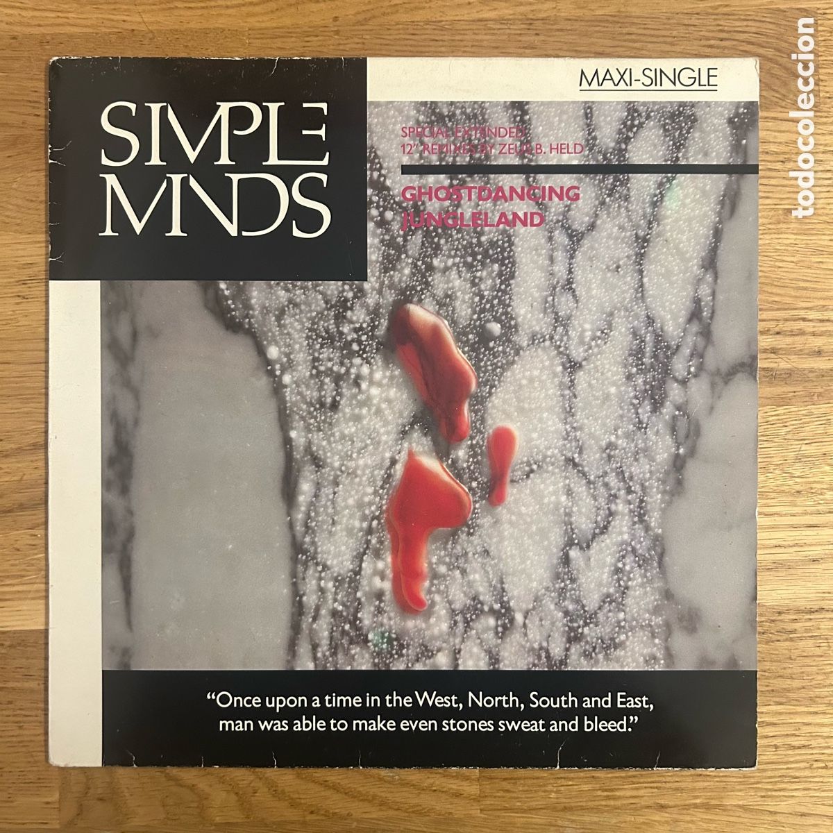 Discos de vinilo: Simple Minds - Ghostdancing - Maxi - PEDIDO M&Iacute;NIMO 10&euro; - Foto 1