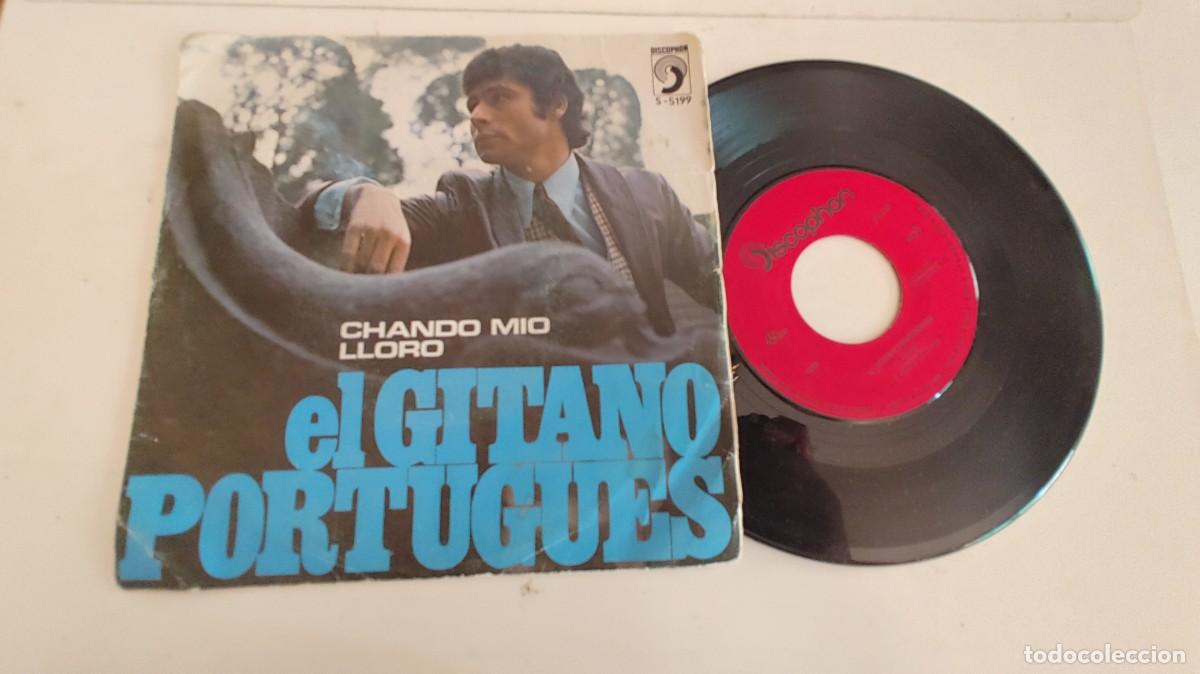 Discos de vinilo: EL GITANO PORTUGUES-SINGLE CHANDO MIO - Foto 1
