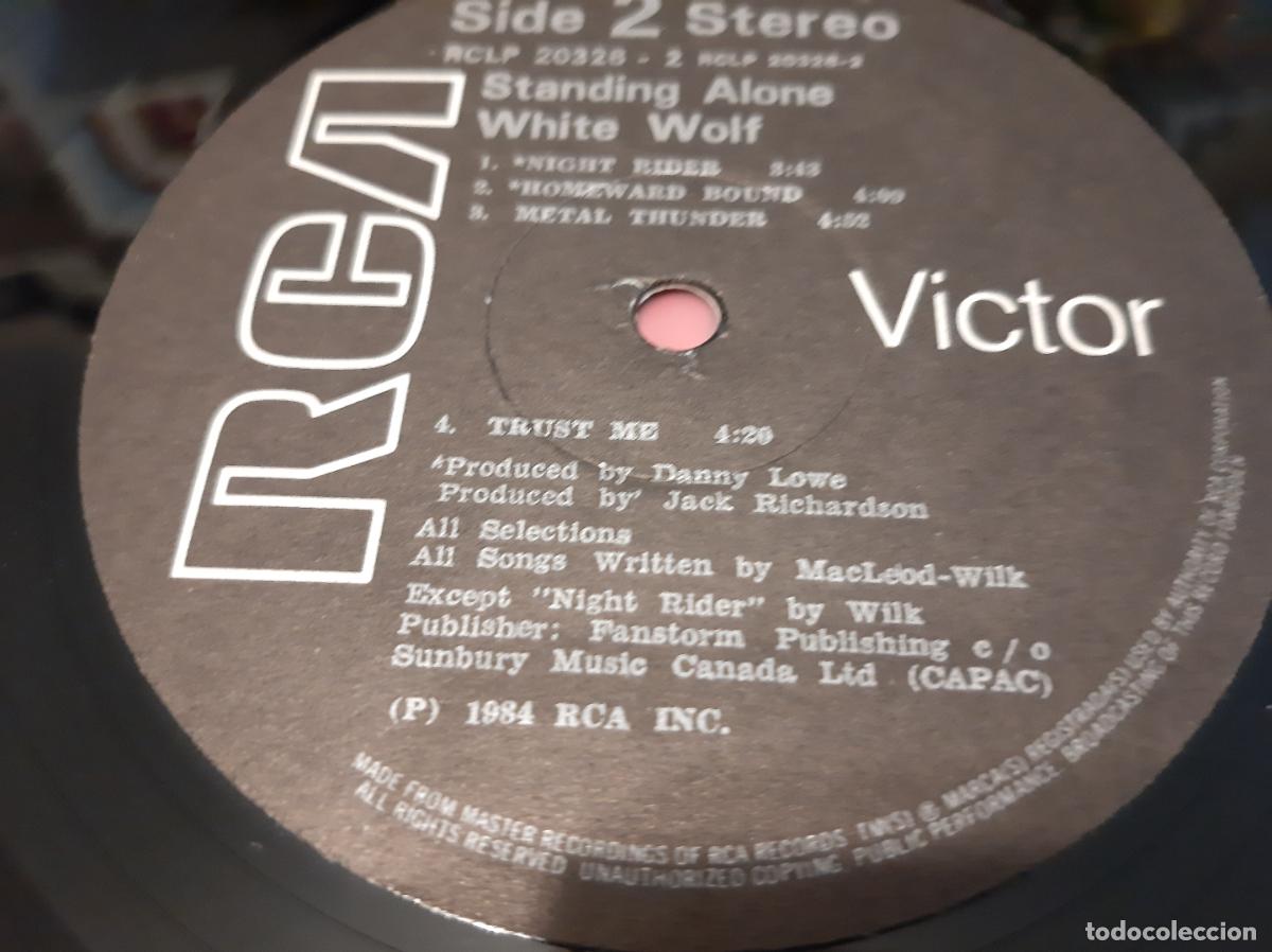 Discos de vinilo: WHITE WOLF -STANDING ALONE- (1984) LP DISCO VINILO - Foto 7