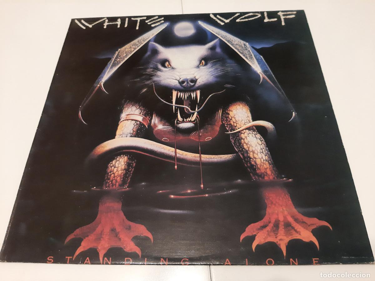 Discos de vinilo: WHITE WOLF -STANDING ALONE- (1984) LP DISCO VINILO - Foto 1