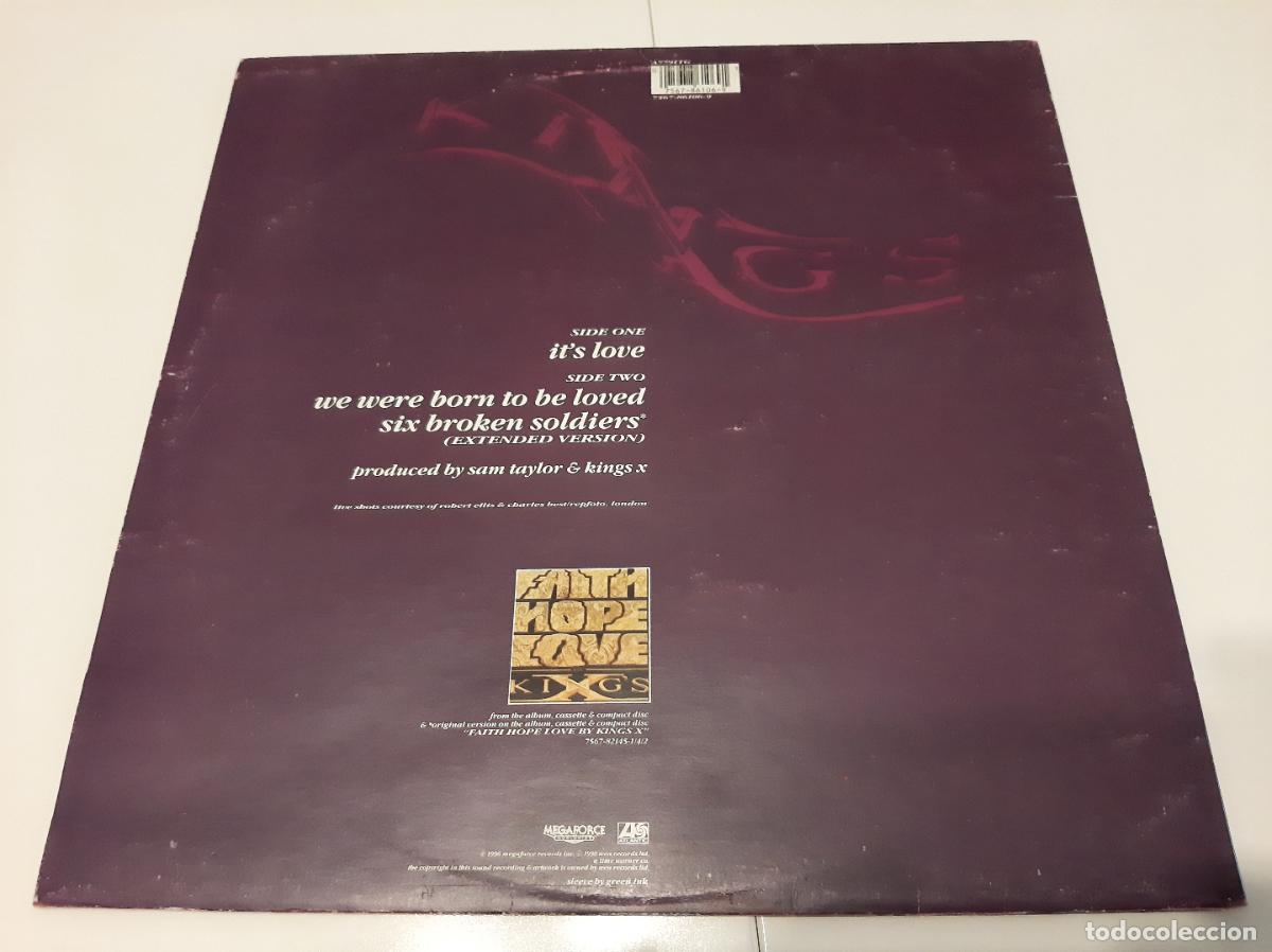 Discos de vinilo: KINGS X -ITS LOVE- (1991) MAXI-SINGLE - Foto 3