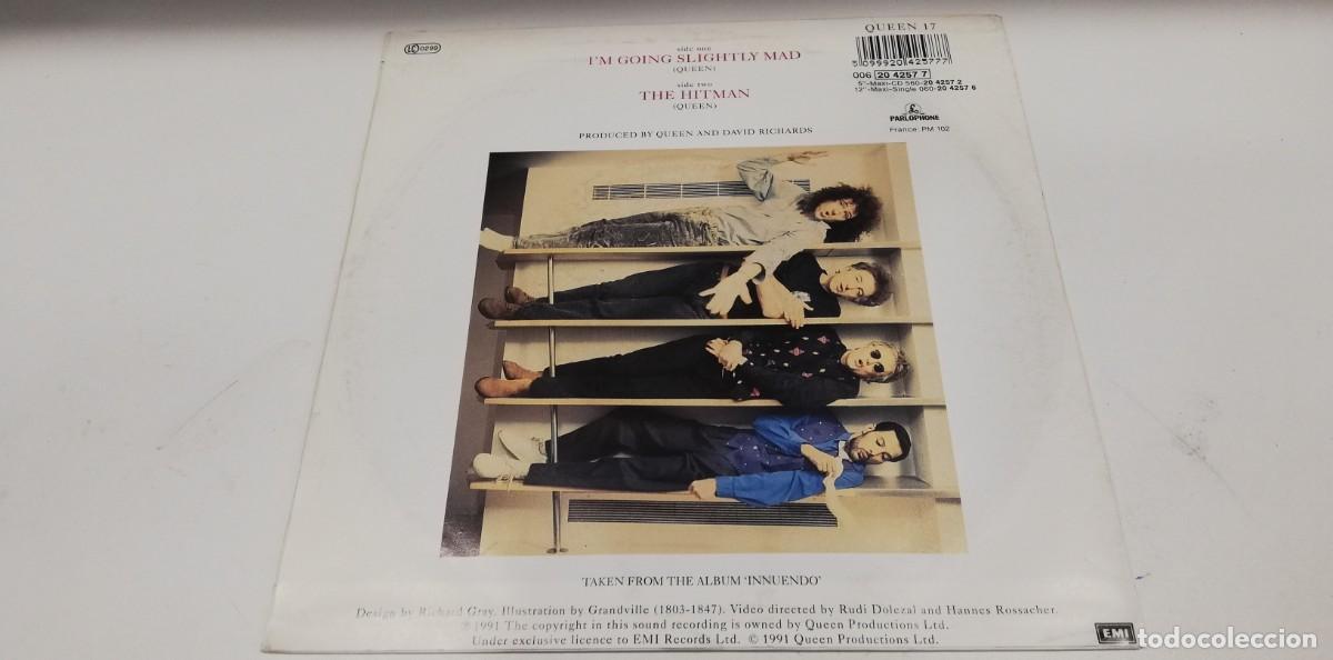 Discos de vinilo: SCO14- Queen - Im Going Slightly Mad (7&rdquo;, Single) - Foto 2