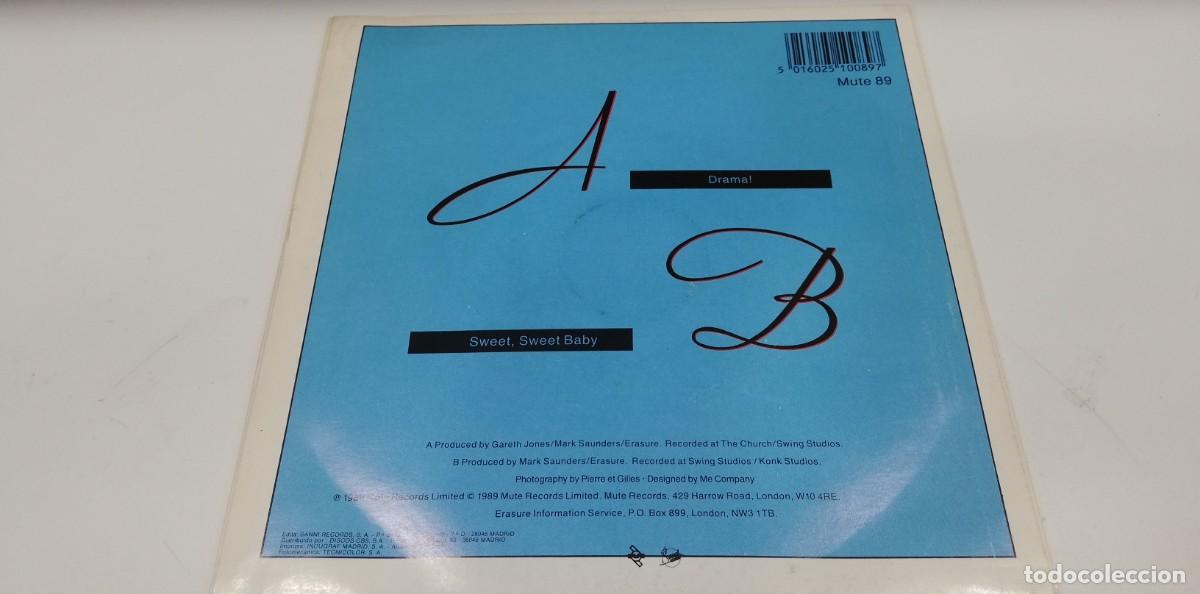 Discos de vinilo: SCO14- ERASURE FROM THE FORTHCOMING (7&rdquo;) - Foto 2