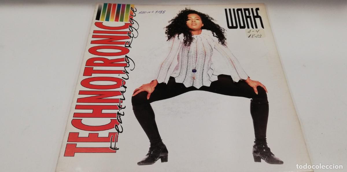Discos de vinilo: SCO14-Technotronic Featuring Reggie - Work (7&rdquo;, Single, Promo) - Foto 1