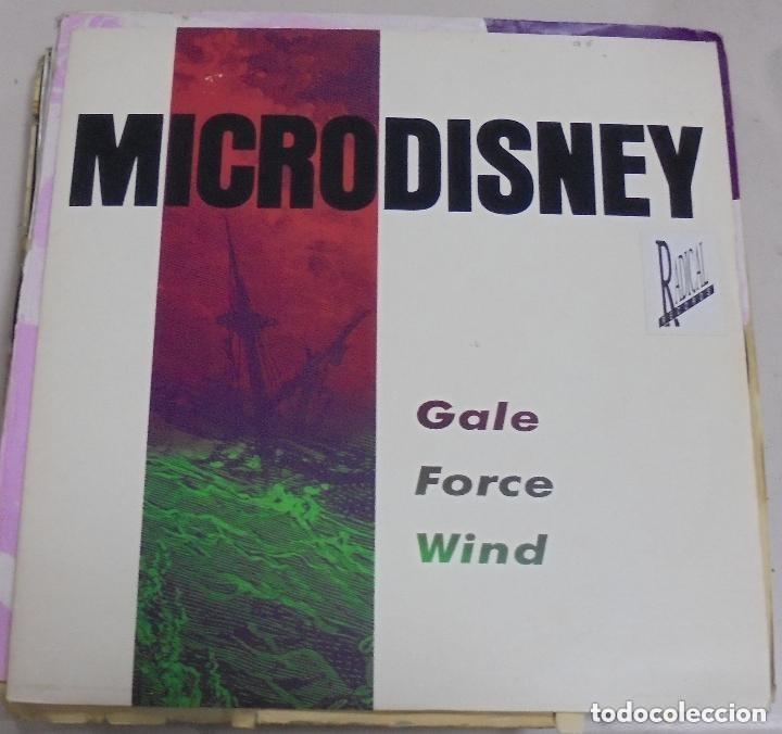 Discos de vinilo: Microdisney - Gale force wind (Virgin, 1988) - Foto 1