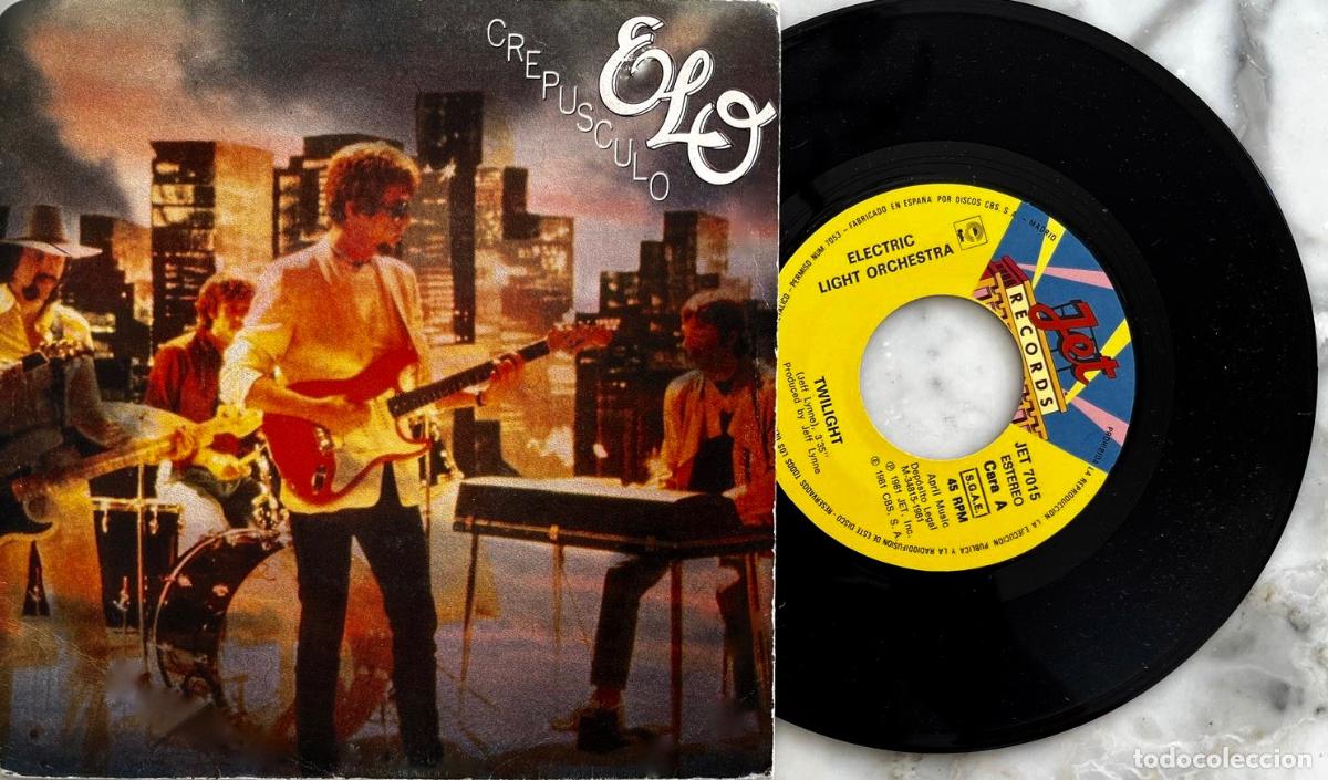 Discos de vinilo: ELO. CREPUSCULO. TWILIGHT. SINGLE ORIGINAL ESPA&Ntilde;A - Foto 1