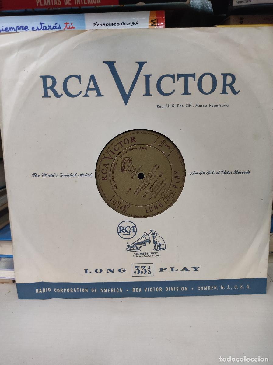 Discos de vinilo: FAUST ACT III SIR THOMAS BEECHAM BART - Foto 2