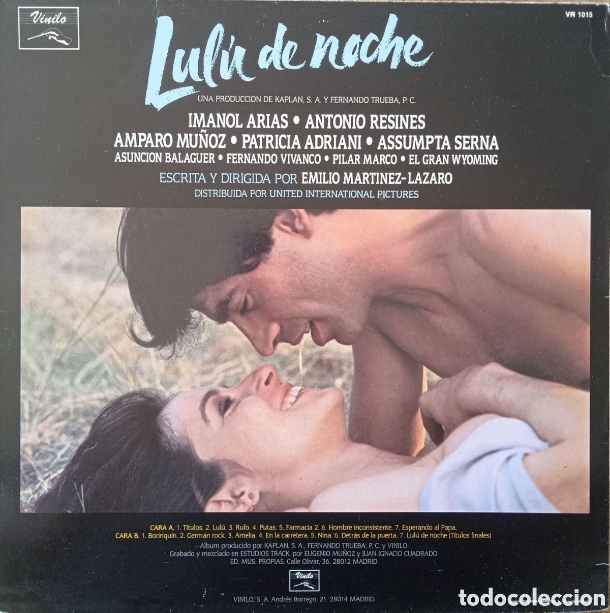 Discos de vinilo: Disco de vinilo Lul&uacute; De Noche (BSO) - Foto 2