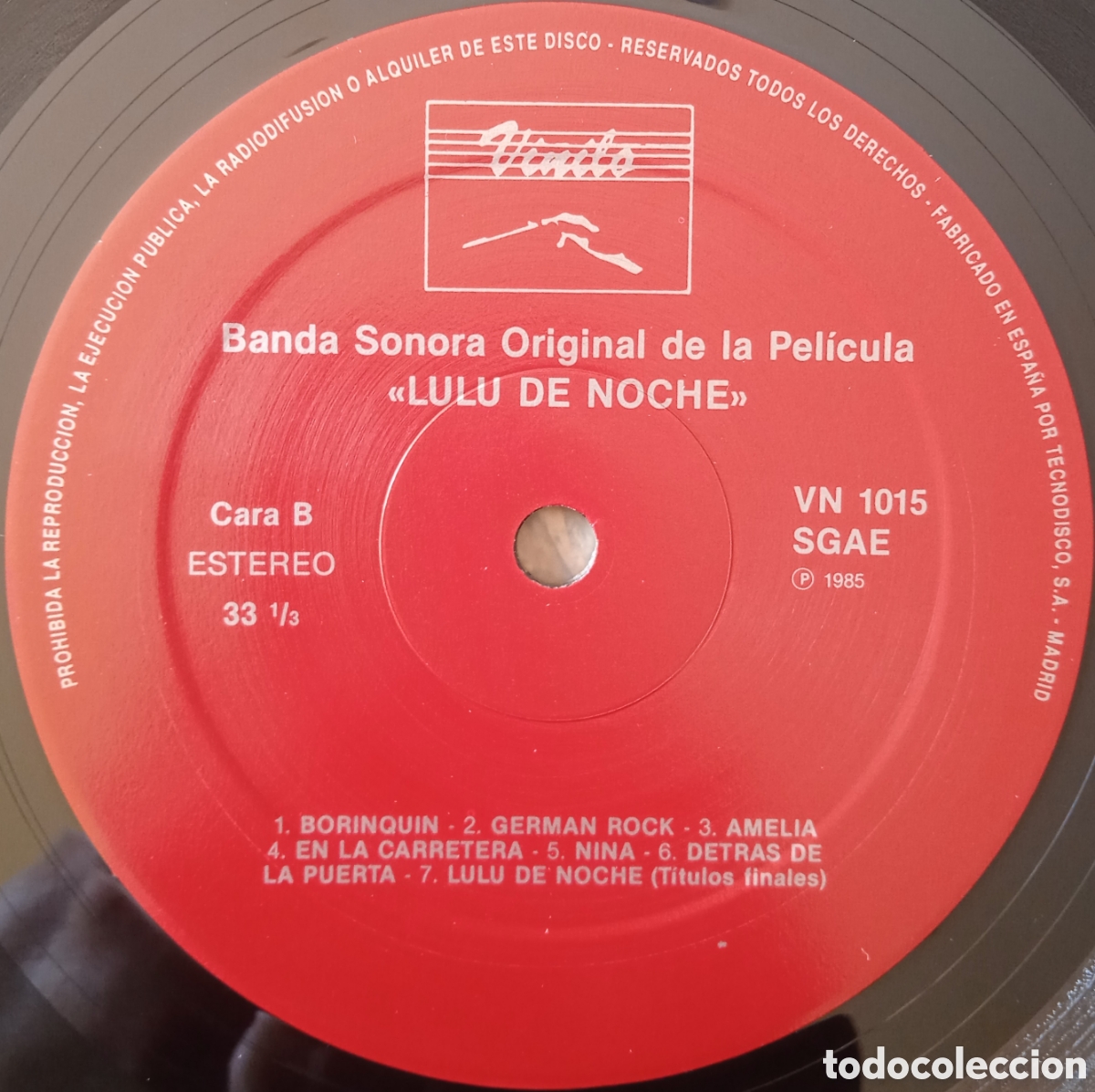 Discos de vinilo: Disco de vinilo Lul&uacute; De Noche (BSO) - Foto 4