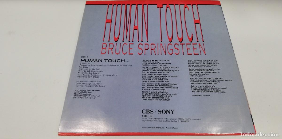 Discos de vinilo: SCO14-Bruce Springsteen - Human Touch (7&rdquo;, S/Sided, Promo) - Foto 2