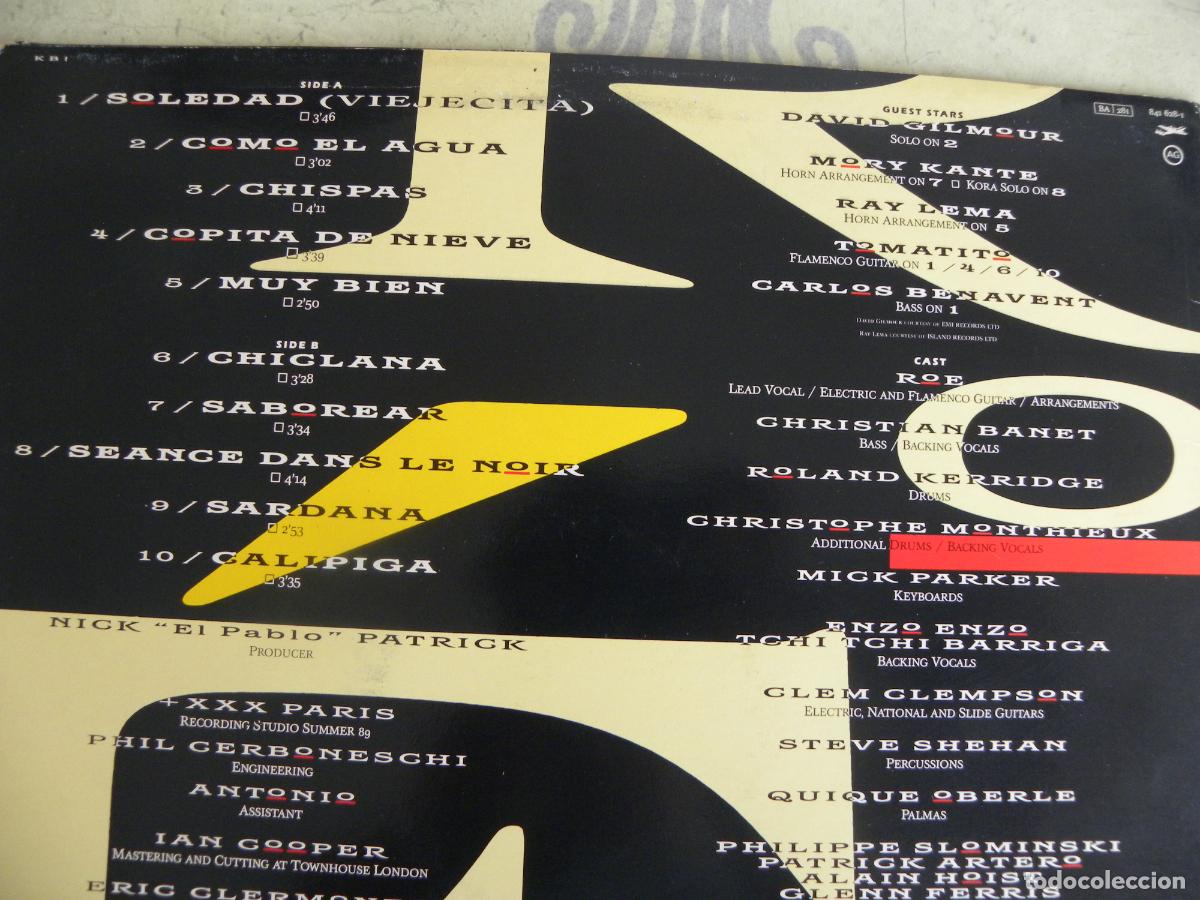 Discos de vinilo: ROE - LP 1990 -BARCLAY - Foto 3