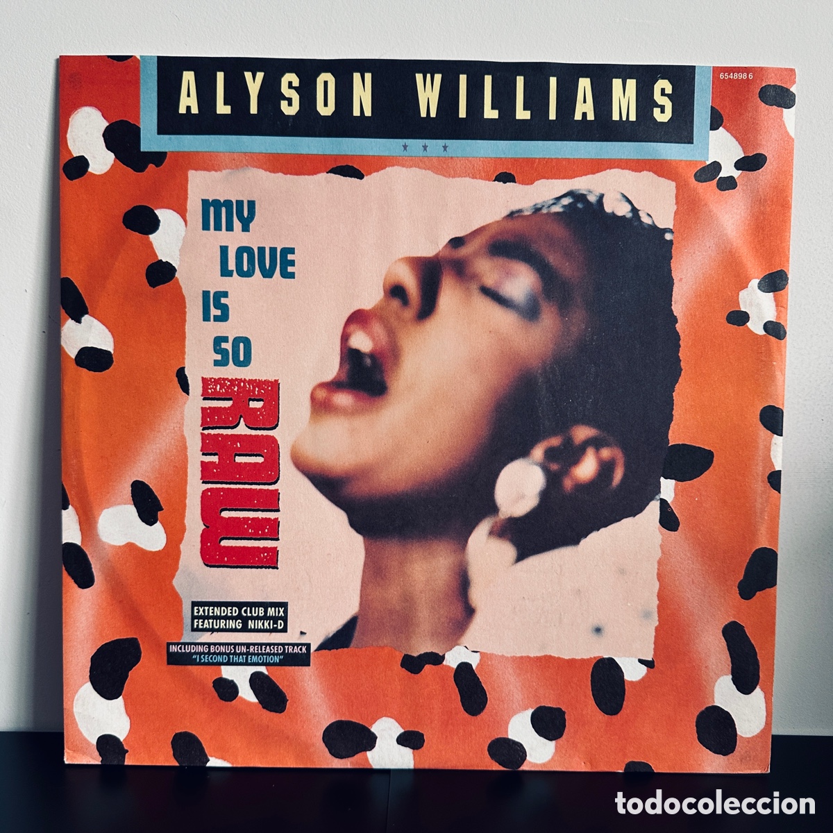 Discos de vinilo: Alyson Williams - My Love Is So Raw (12&rdquo;, Single) - Foto 1