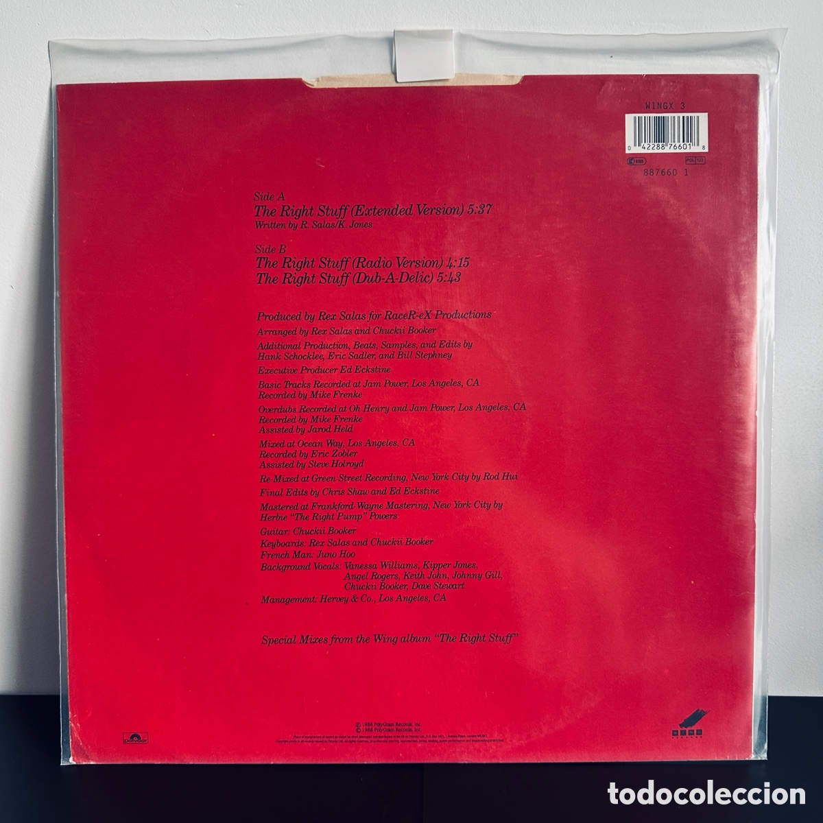 Discos de vinilo: Vanessa Williams - The Right Stuff (12&rdquo;) - Foto 2